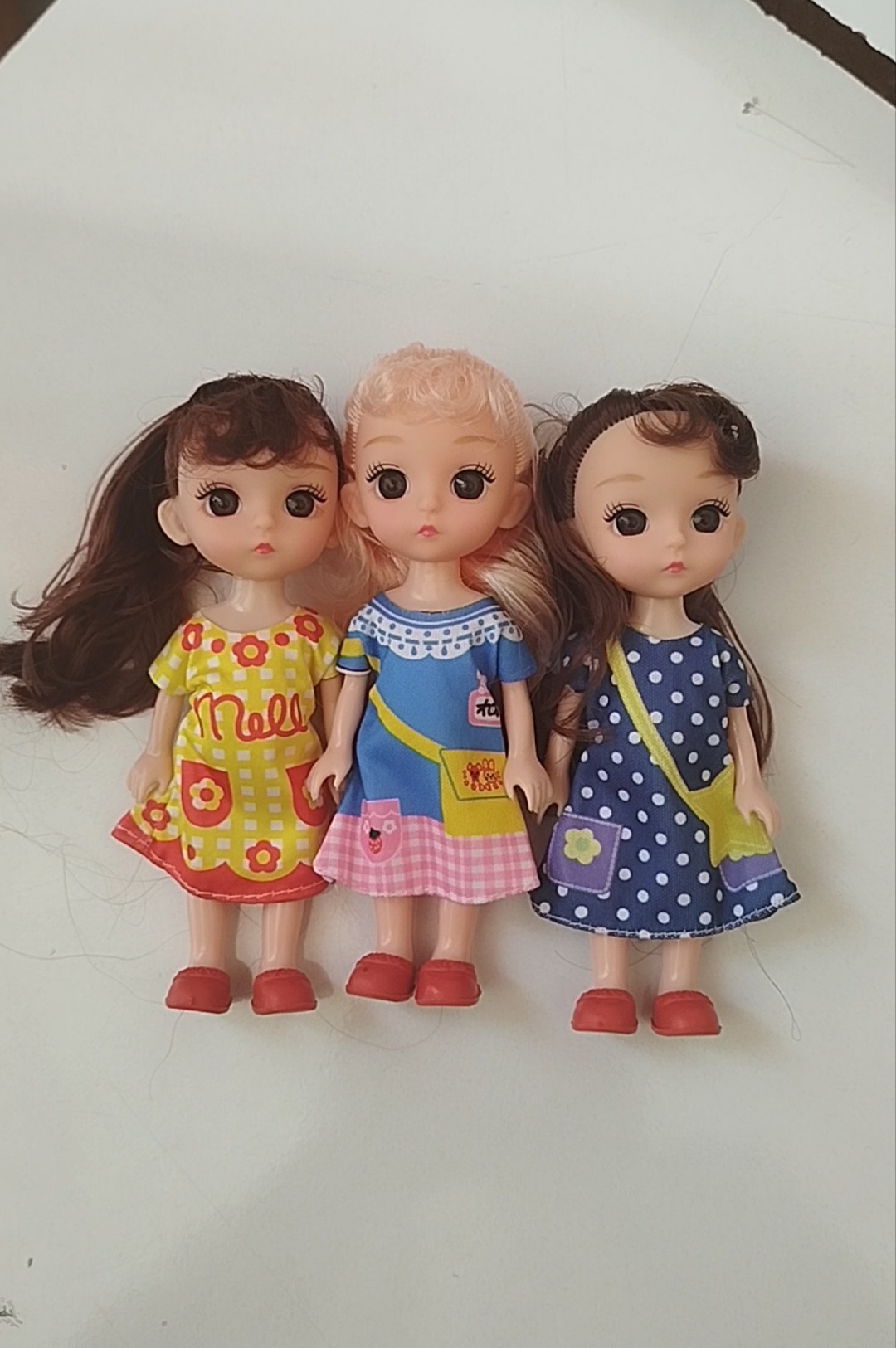 عروسک مفصلی چشم تیله ای توپر 3D