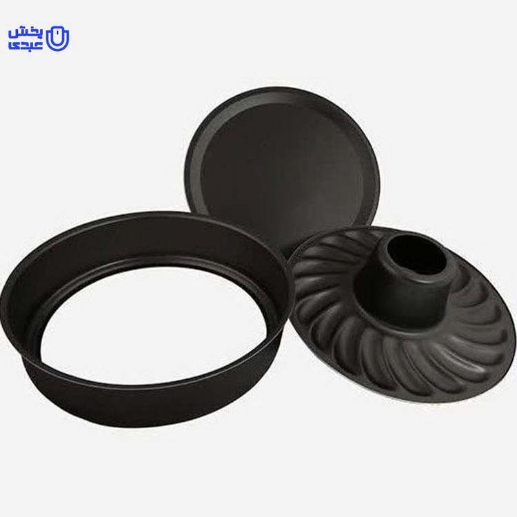 قالب کمربندی کیک گرد مدل شیفون دار ikia