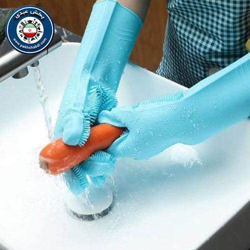 دستکش سیلیکونی ظرفشویی