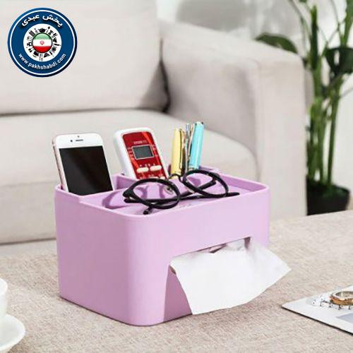 جا دستمال کاغذی رومیزی کاجین