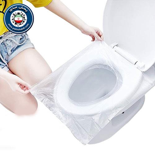 کاور یکبار مصرف توالت فرنگی بسته 50 عددی
