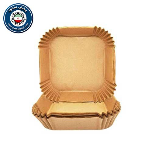 قالب سرخ کن هواپز کاغذی سایز 20 مربع بسته 50 عددی