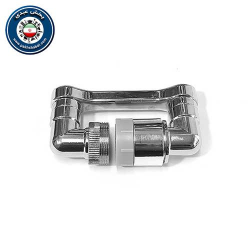 سر شیر آب ظرفشویی استیل مدل تلسکوپی ۳۶۰ درجه