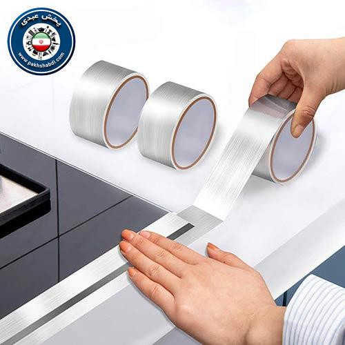 چسب آلومینیومی دور گاز 5 سانت