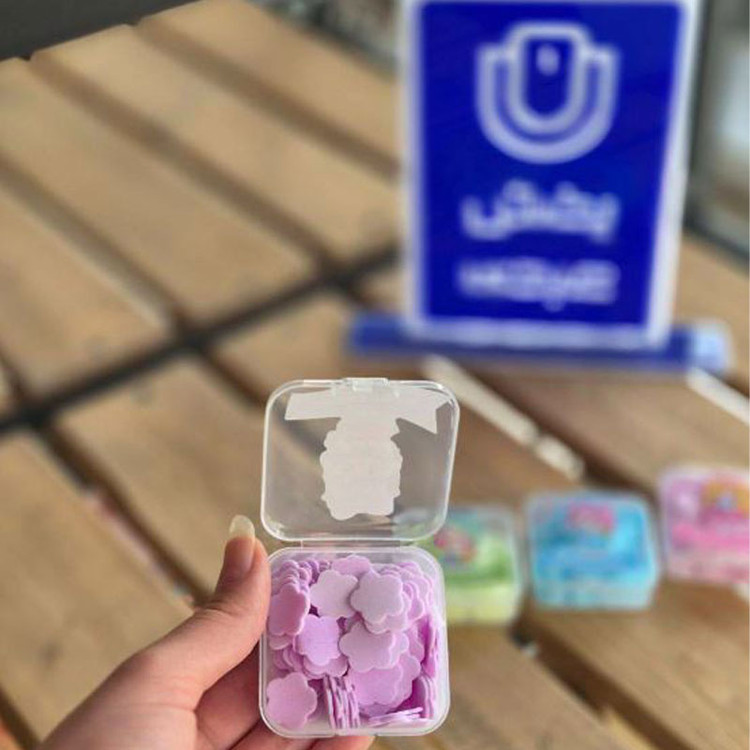 صابون ورقه ای فانتزی