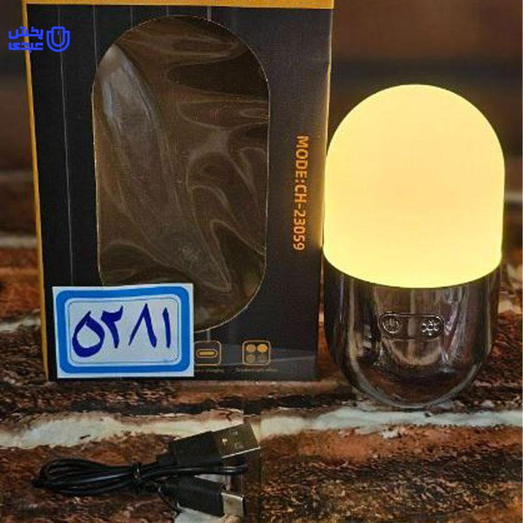چراغ رومیزی چرخشی طرح تخم مرغی CH-23059
