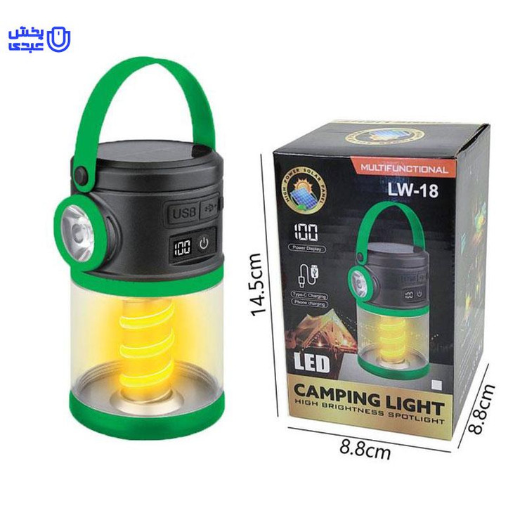چراغ کمپی طرح فانوس سیار LW-18
