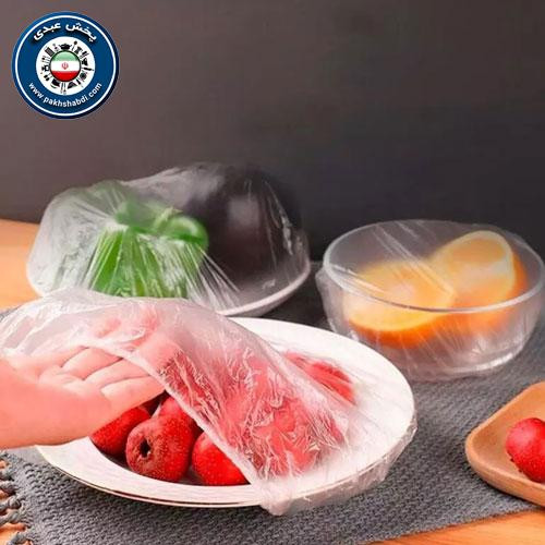 کاور غذا پلاستیکی 100عددی