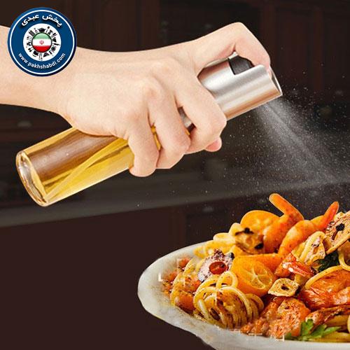 ظرف اسپری روغن شیشه ای