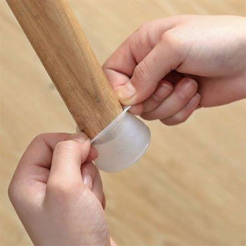 صداگیر پایه صندلی سیلیکونی بسته 4عددی